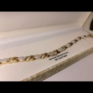 Gold plated bracelet